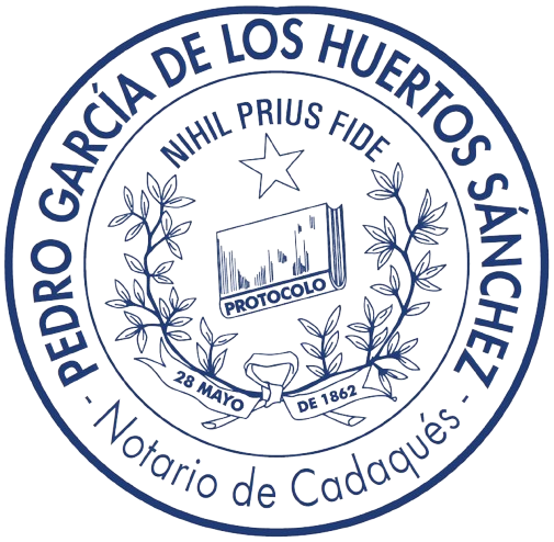 Notario Pedro García de los Huertos Sánchez